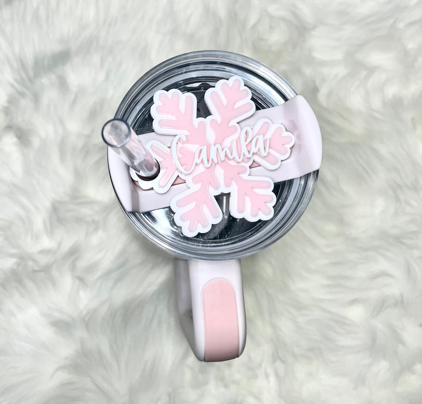 Snowflake Tumbler Topper