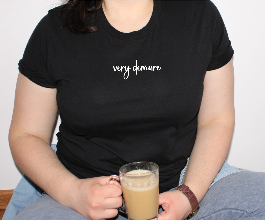 Very Demure Black T-shirt