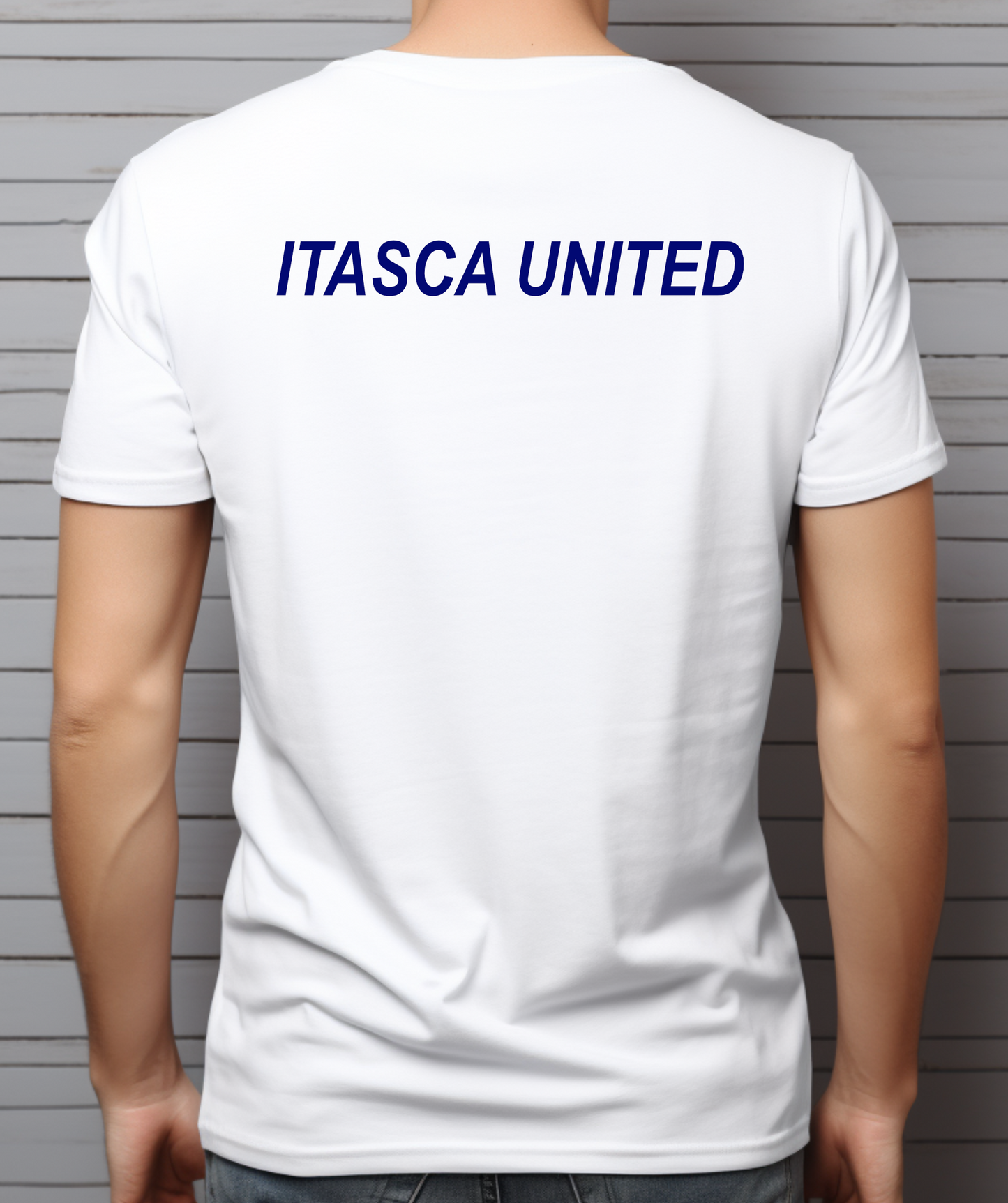 White Itasca United Spiritwear Tee