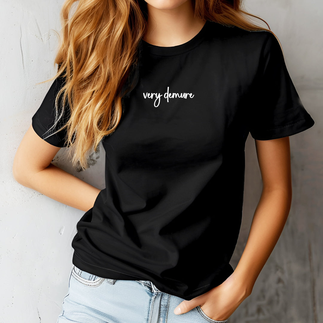 Very Demure Black T-shirt