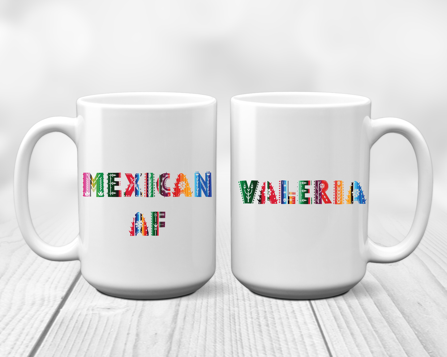 MEXICAN AF MUG with name