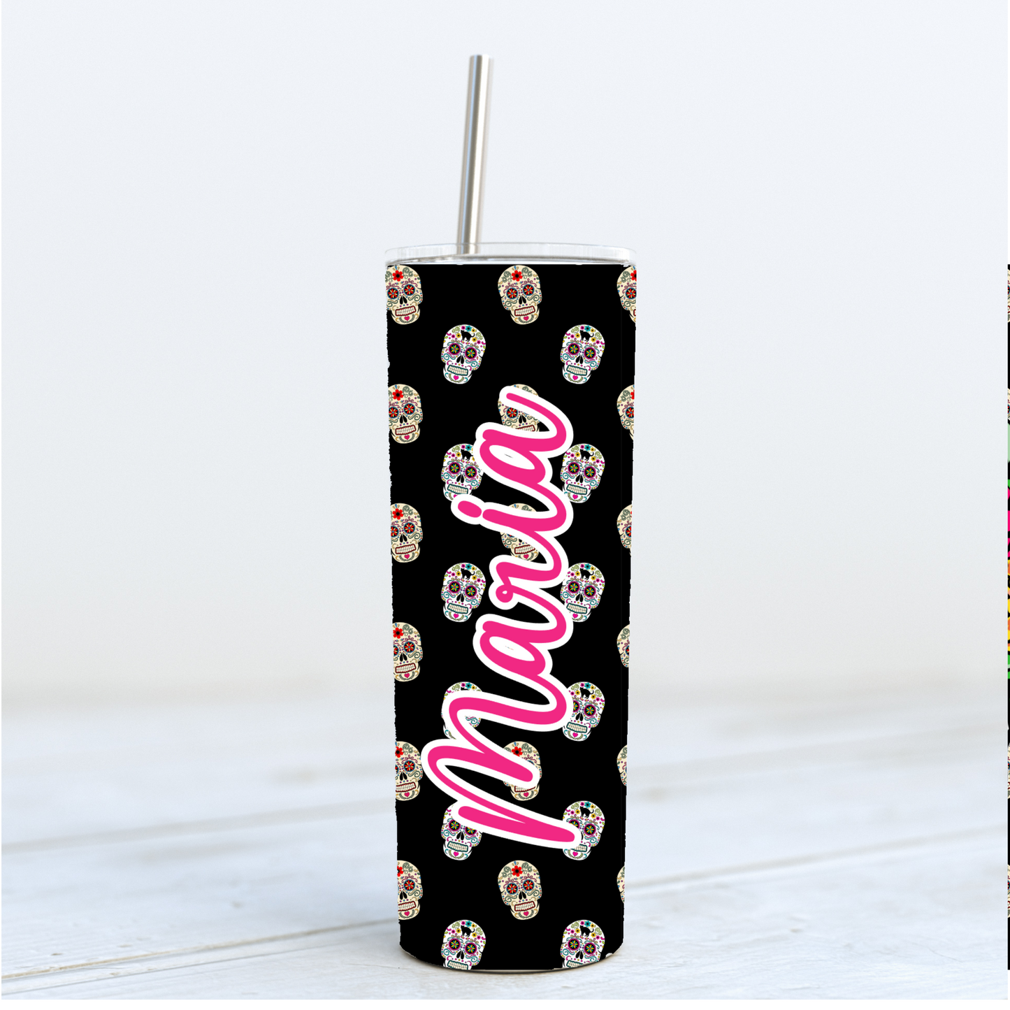 DAY OF THE DEAD 20oz SKINNY TUMBLER