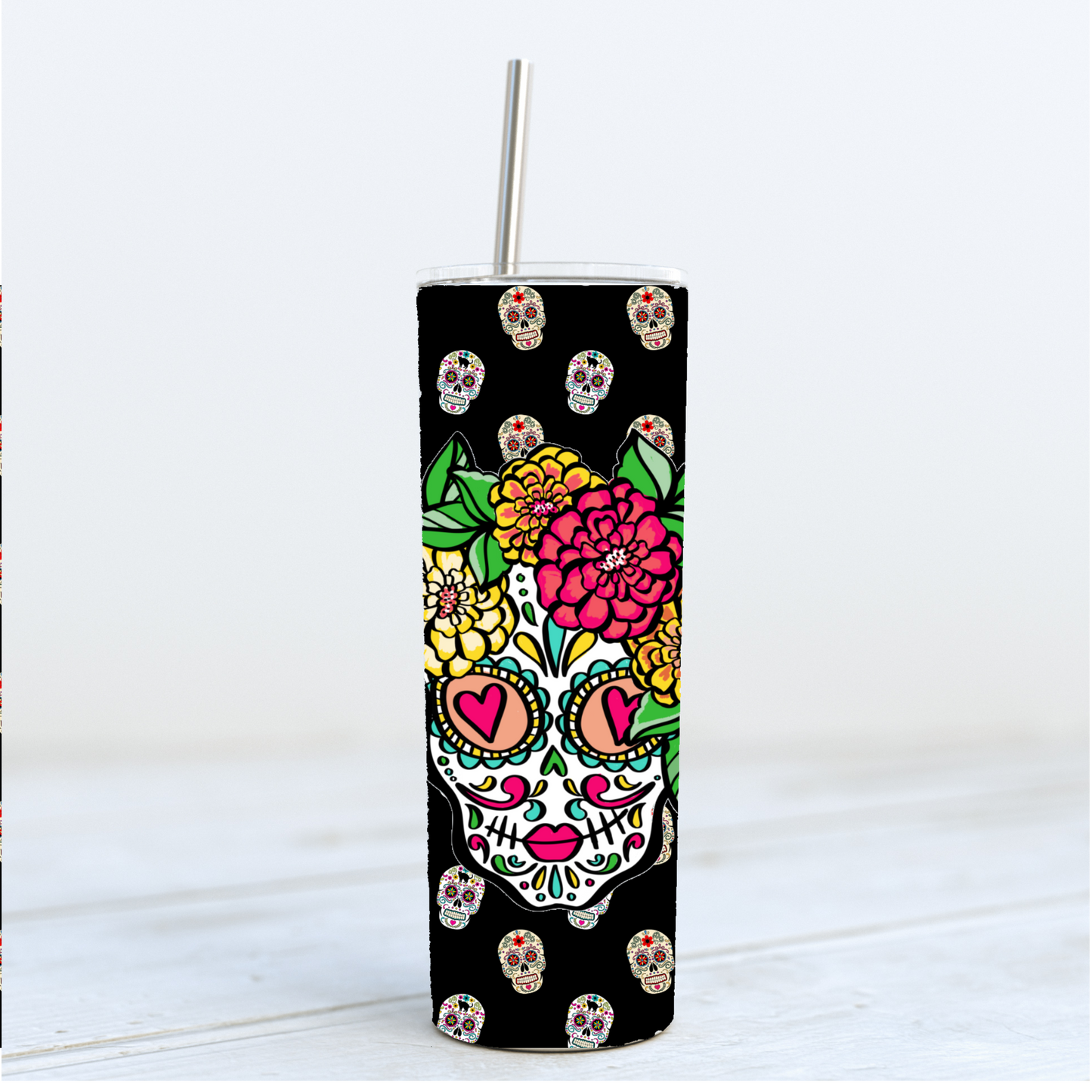 DAY OF THE DEAD 20oz SKINNY TUMBLER
