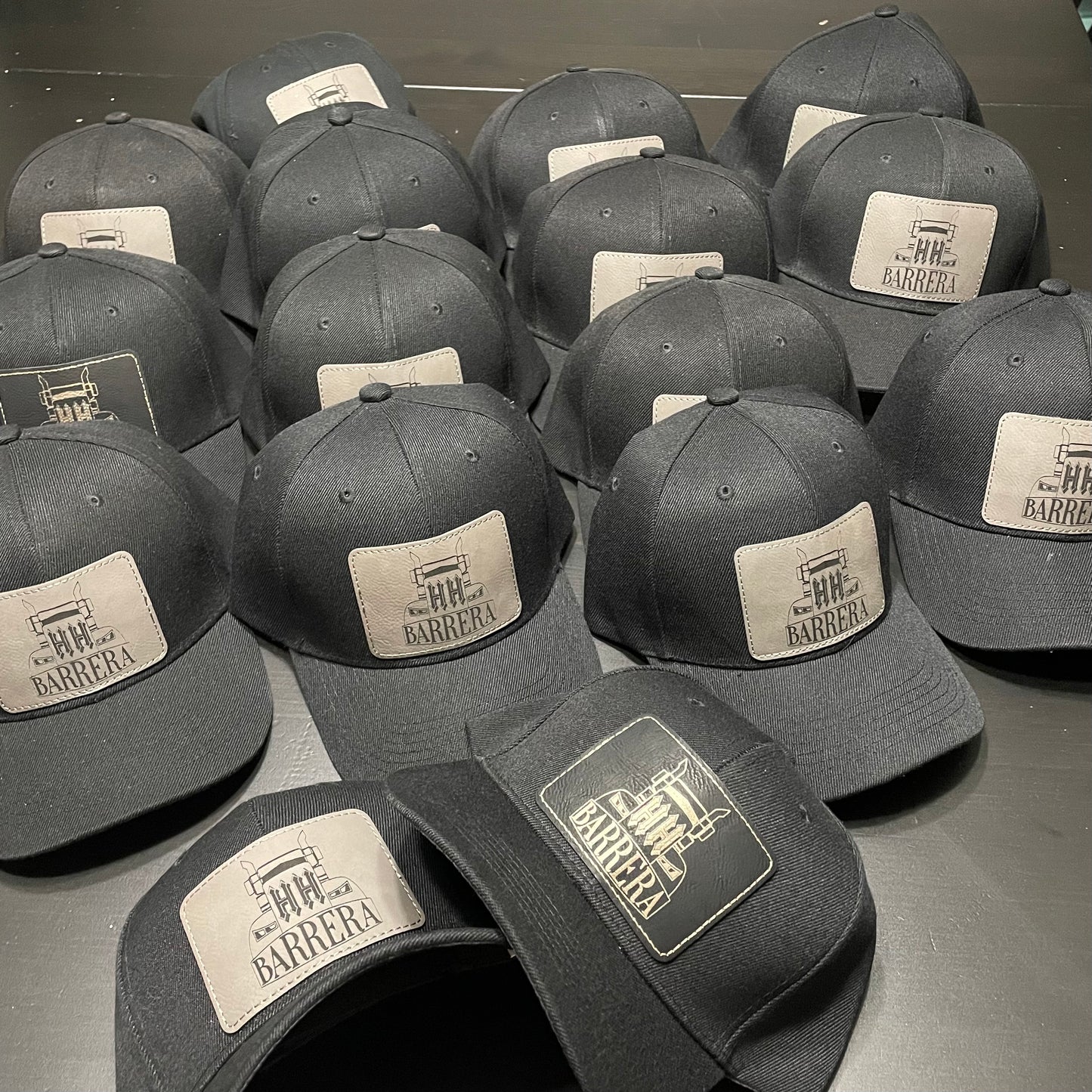 Custom Leatherette Patch Trucker Hat