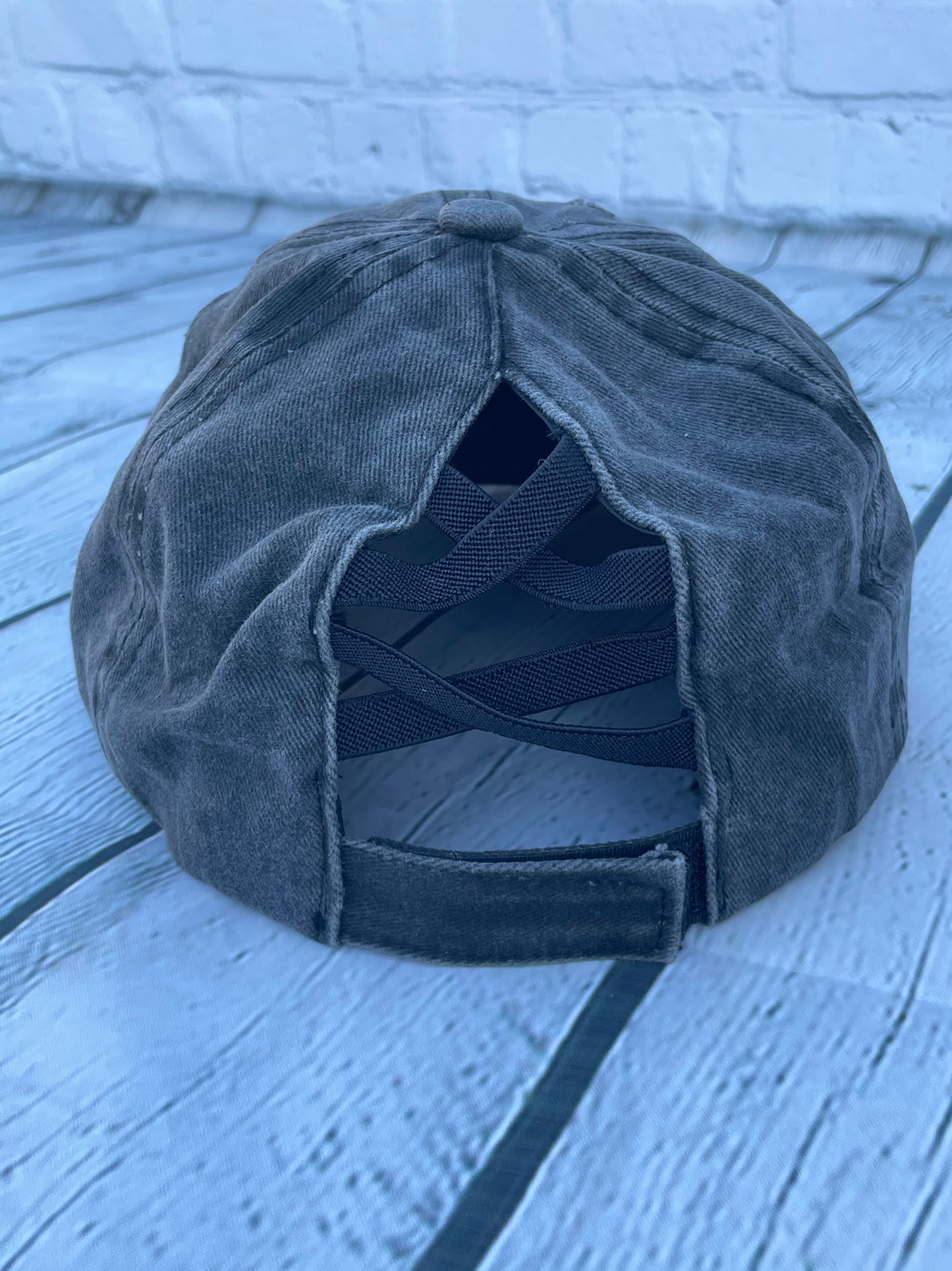 Baseball Mom Ponytail Cap