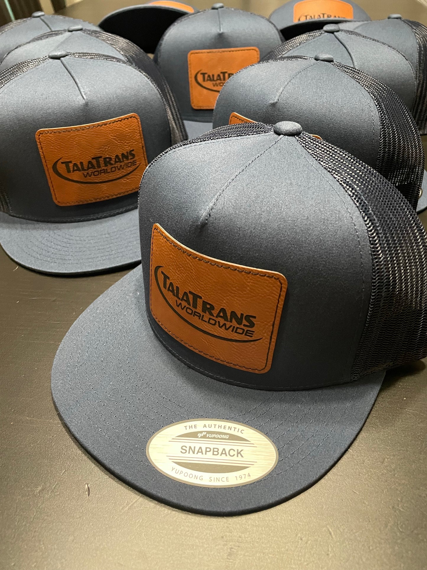 Custom Leatherette Patch Trucker Hat