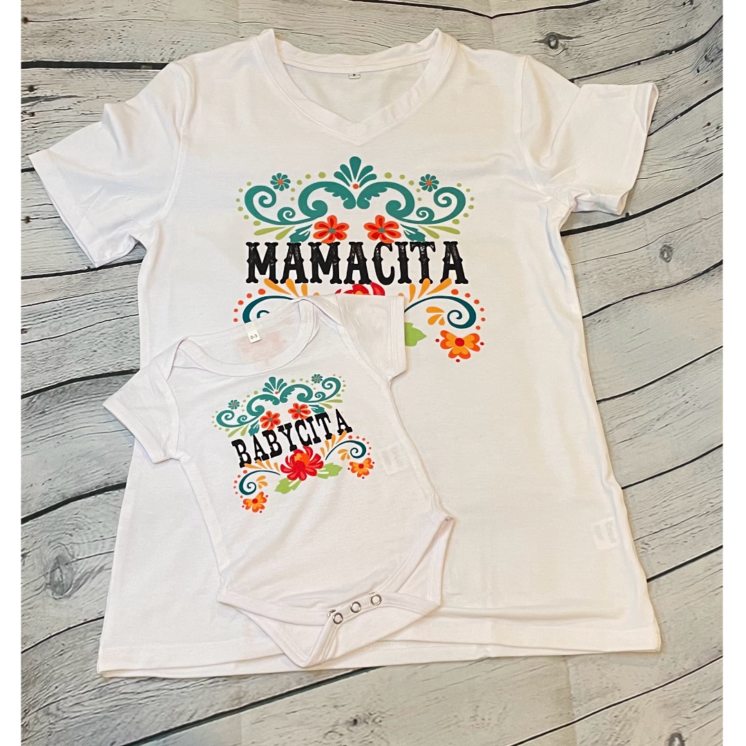 Mamacita and Babycita tops
