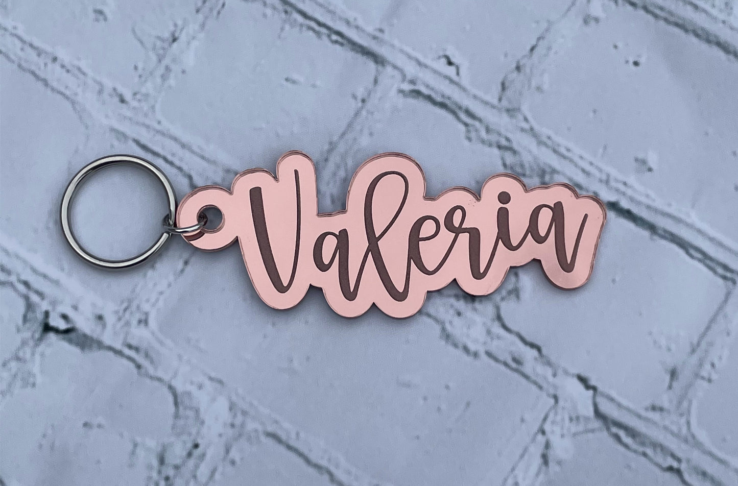 Acrylic name keychain