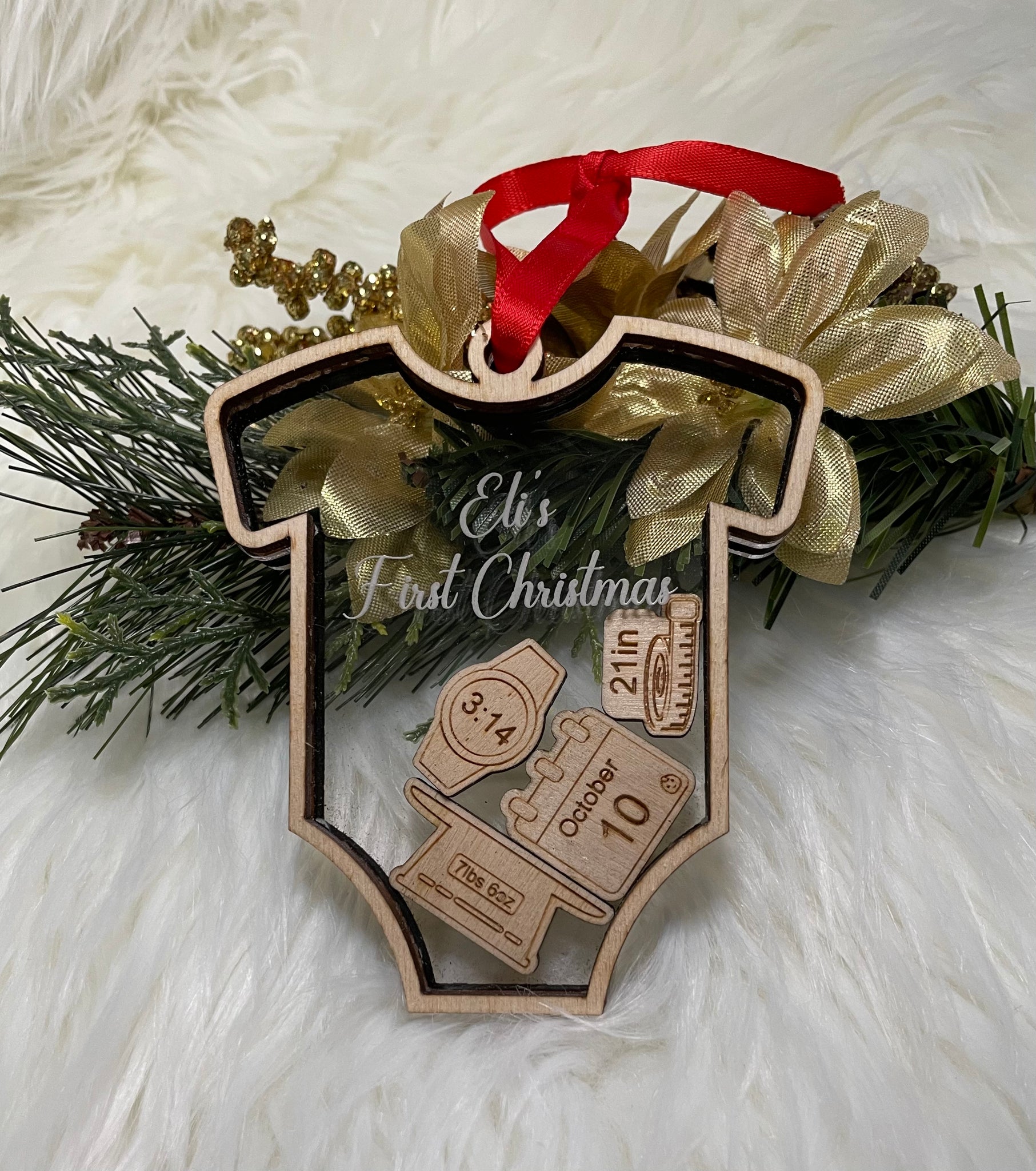 Baby's First Christmas Shaker Ornament