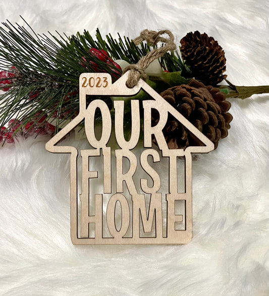 Our First Home Ornament