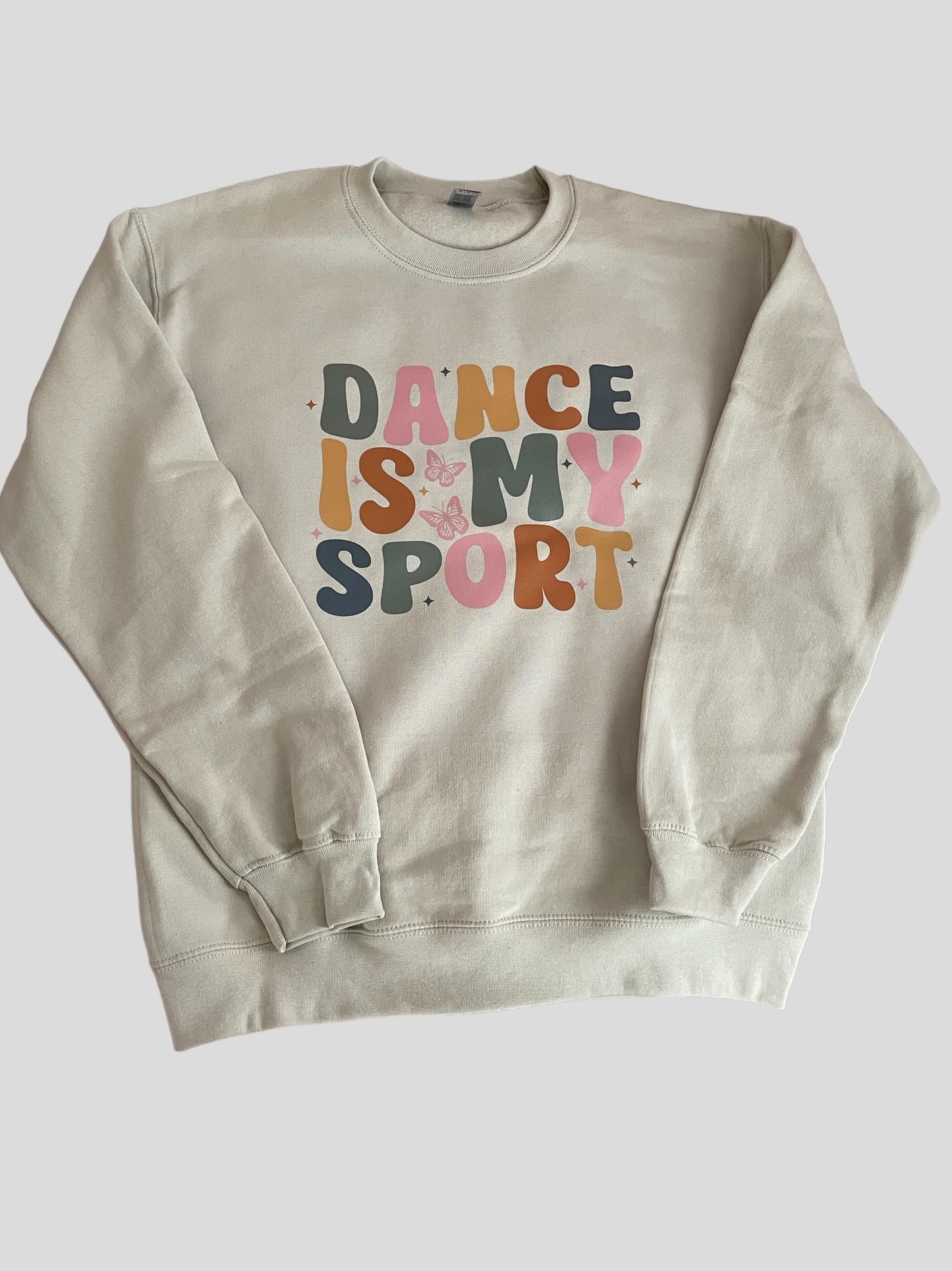 Dancer's Crewneck Sweater, Dance is My Sport Design