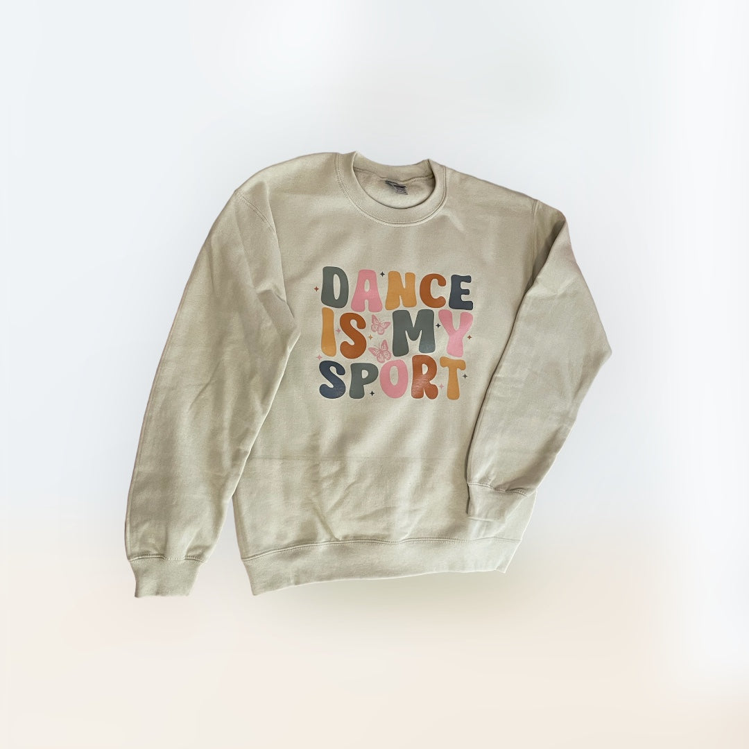 Dancer's Crewneck Sweater, Dance is My Sport Design