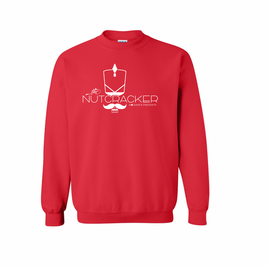 Red nutcracker crewneck sweatshirt