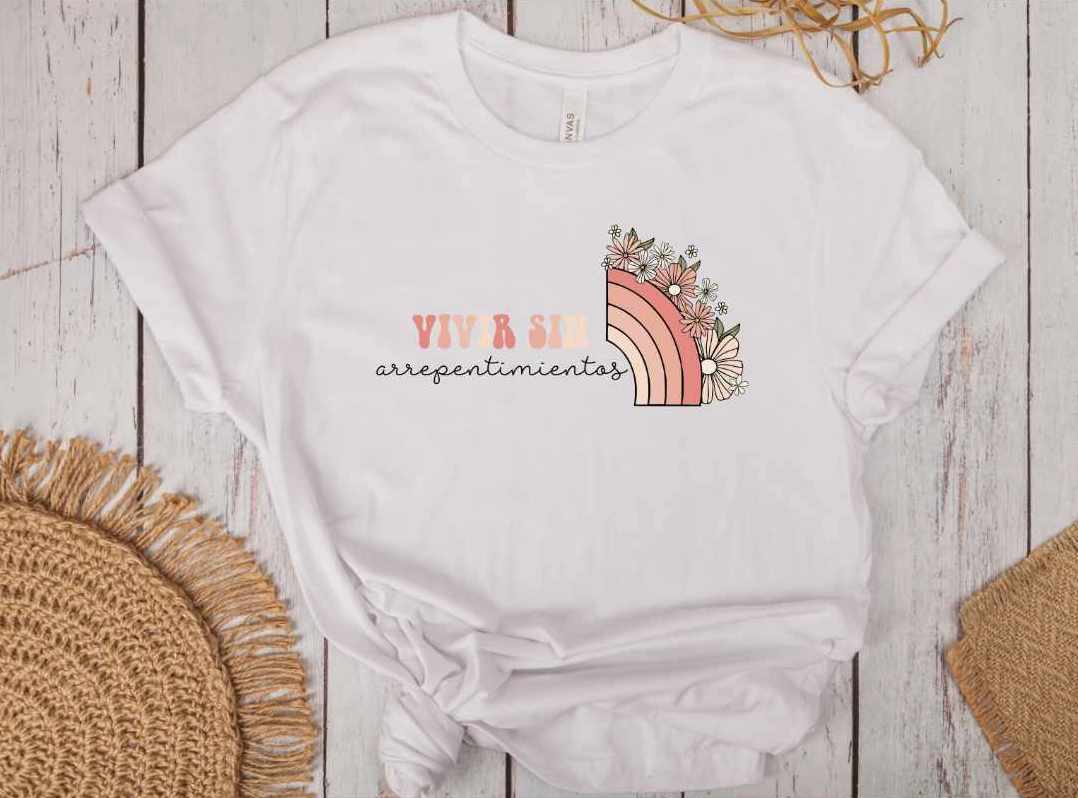 Vivir Sin Arrepentimientos T-shirt