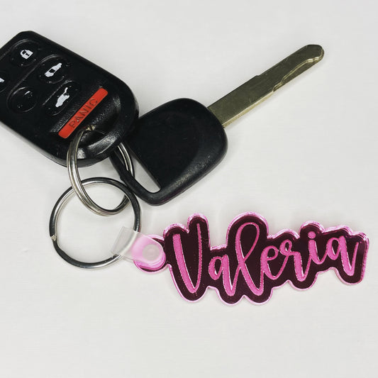 Acrylic name keychain