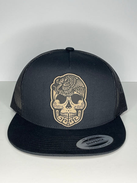Skull with Eagle Patch Hat