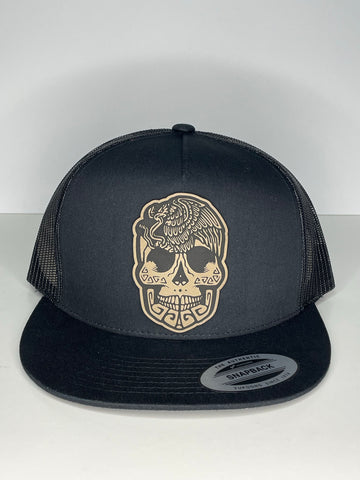 Skull with Eagle Patch Hat