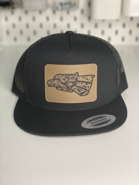 Custom Leatherette Patch Trucker Hat